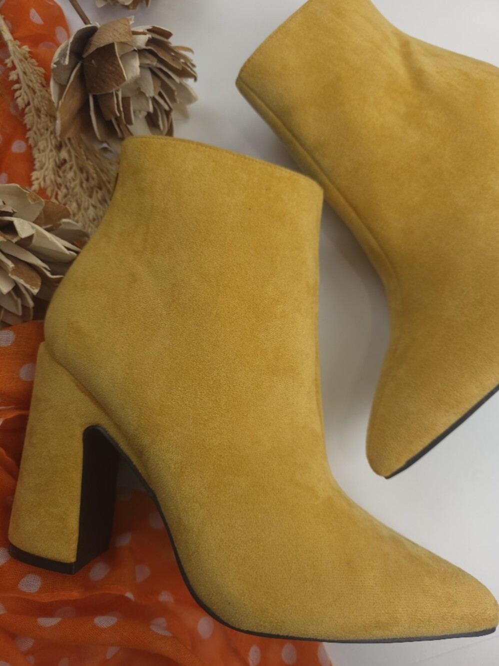 So Me Gold Suede Boots Sz 7m - Picture 7 of 11